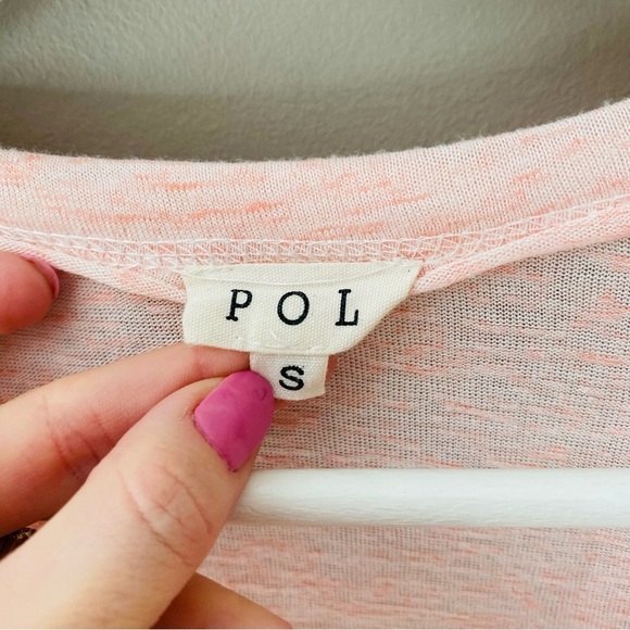 POL Long Sleeve Top Pink Sz Small - Picture 6 of 10